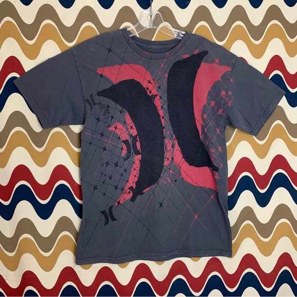 Vintage Y2K Hurley Tshirt size medium GUC - Picture 1 of 4